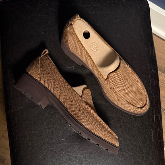 Rothy's Tan Woven Women's Slip-On Loafers - Picture 3 of 4